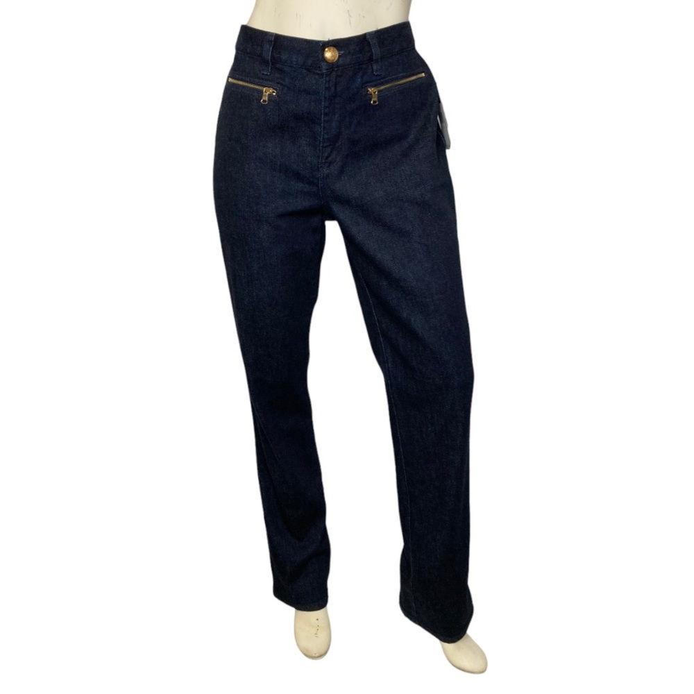 LRL LAUREN JEANS RALPH LAUREN “Nolita” Dark Wash High Rise Straight Leg, 8
